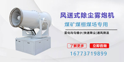 煤棚煤場(chǎng)除塵設(shè)備-遠(yuǎn)程風(fēng)送式霧炮機(jī)